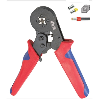 Picture of 🔌 HSC8 6-4A Terminal Crimping Tool with 1200pcs Cord End Terminal Connectors Kit (Orange)
