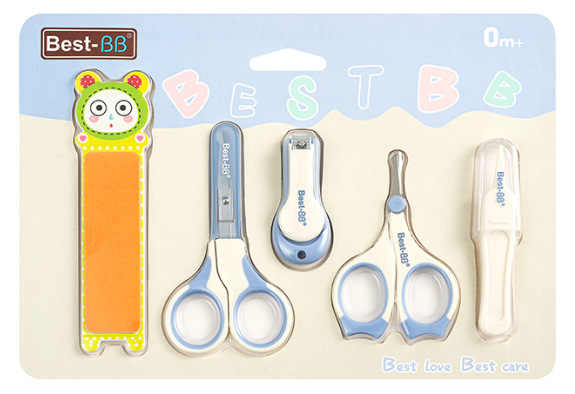 Picture of 10Pcs Set Baby Nail Trimmer Healthcare Kit Health Care Kit Portable Newborn Baby Grooming Kit Nail Safety Care Set