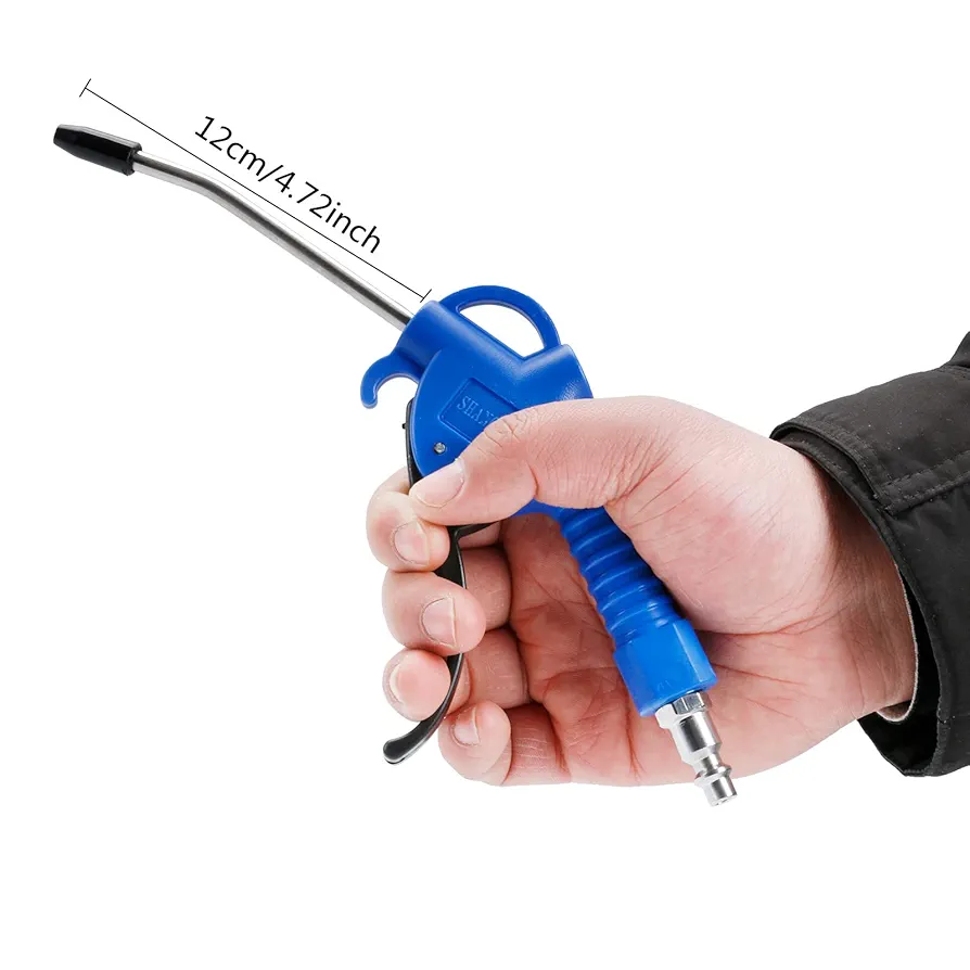 Picture of 🛠️ Air Blow Gun with Fixed Nozzle – Air Compressor Accessories for Dust Removal & Cleaning (Blue)