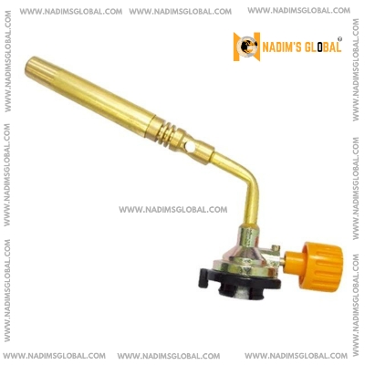 Picture of NADIM'S GLOBAL® Blow lamp Torch, Windproof, Adjustable Flame with 1300°C High-Temp Heat | Ideal for Precision Soldering, Brazing, Plumbing, DIY & Cooking Torch.