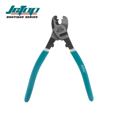 Picture of JCTOP 6" Cable Cutter Mini Electric Wire Cutting Plier for Strip Cables Less 60mm2 Use Grip Application Can't Cut Steel Wire-EA2306 (Deep green)