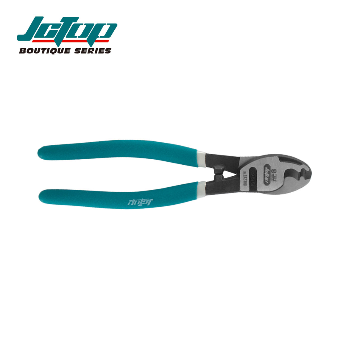 Picture of JCTOP 6" Cable Cutter Mini Electric Wire Cutting Plier for Strip Cables Less 60mm2 Use Grip Application Can't Cut Steel Wire-EA2306 (Deep green)