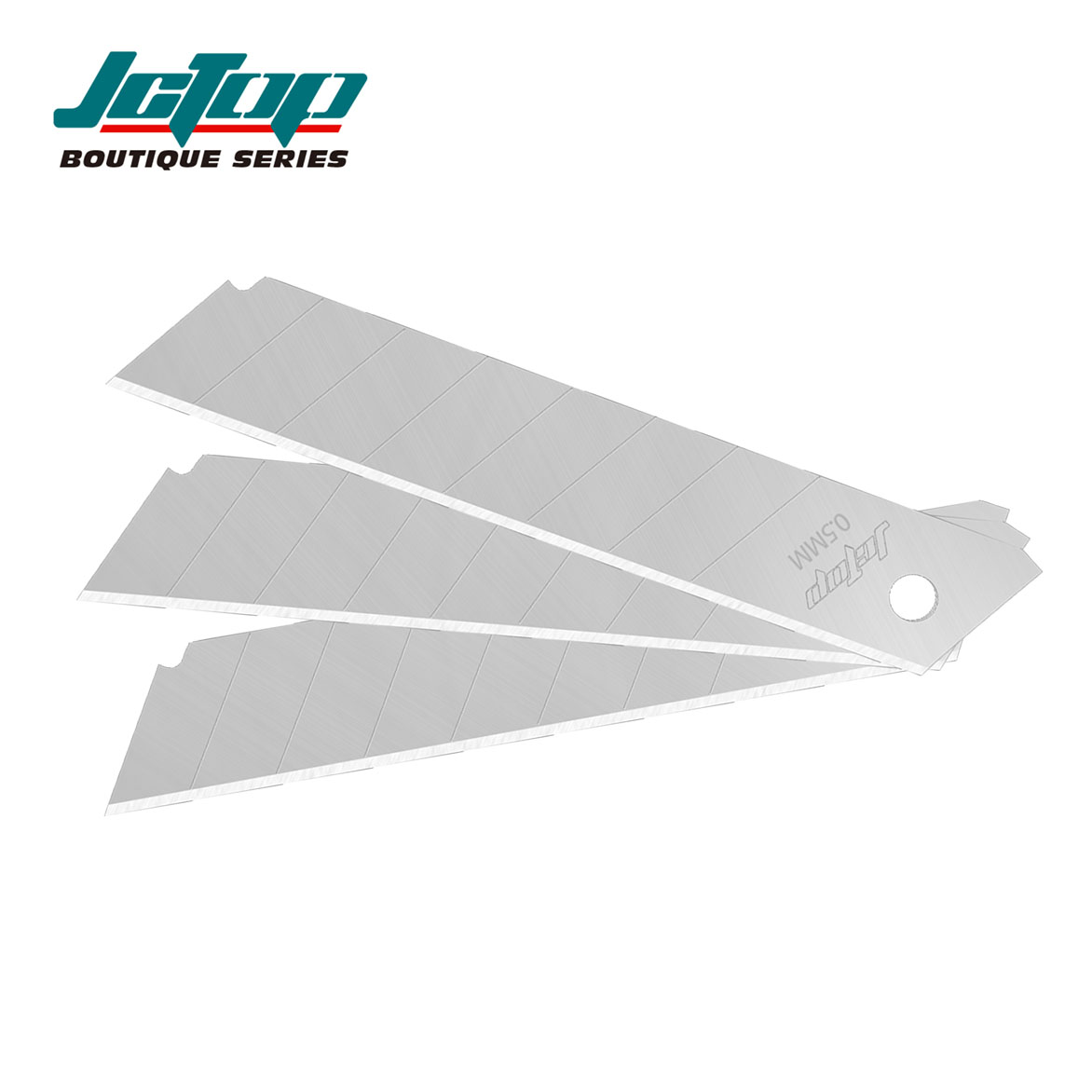 Picture of JCTOP 18mm Utility Cutter White sharp Blades Box Cutting Knife Blade for Embroidery-EQ4016 (Silver)