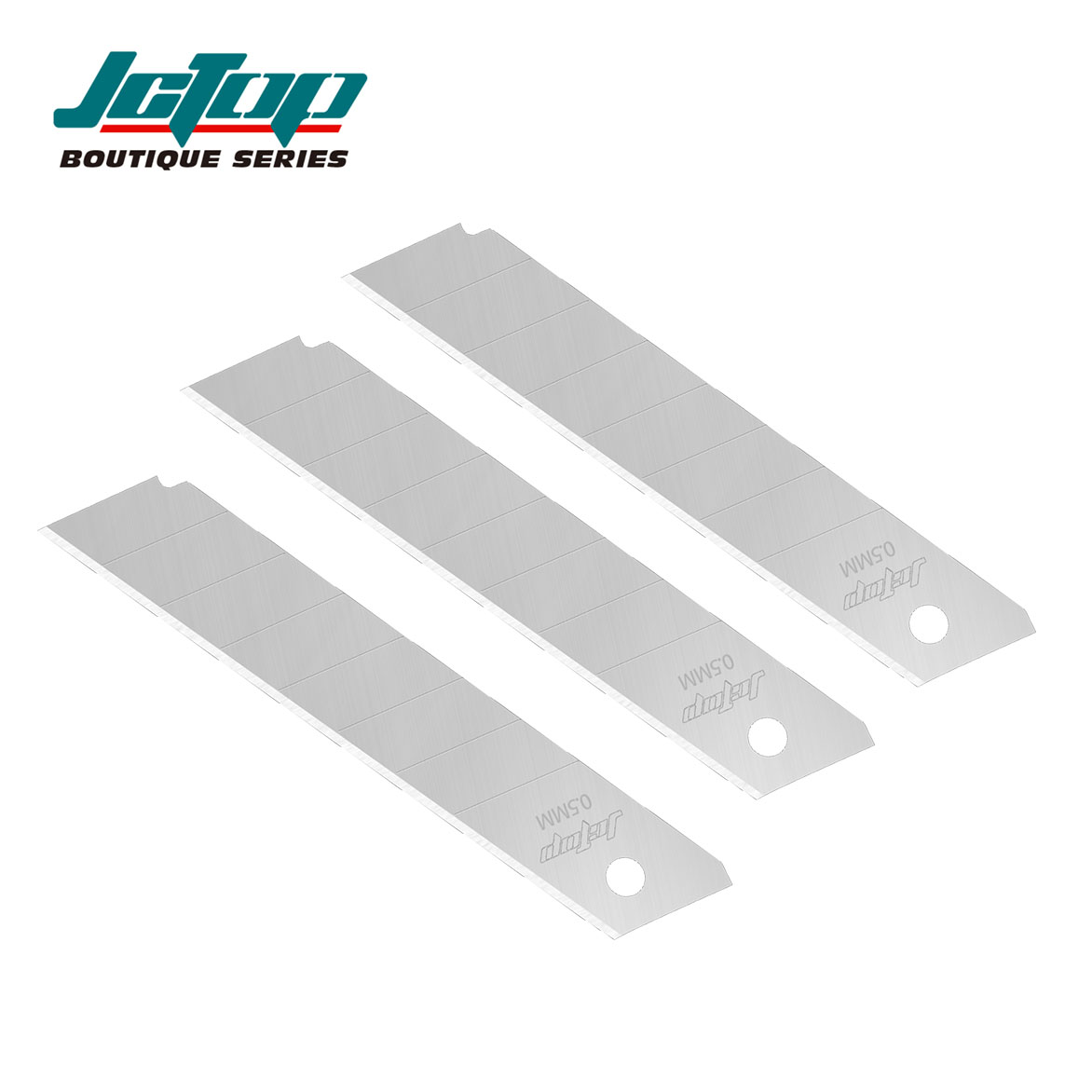 Picture of JCTOP 18mm Utility Cutter White sharp Blades Box Cutting Knife Blade for Embroidery-EQ4016 (Silver)