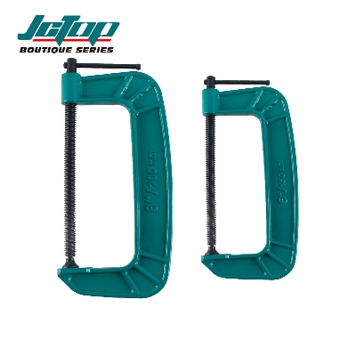 Picture of JCTOP 3" Inch Industrial Grade G Type Clamp Heavy Duty Painted Metal Carpenter Table Tool Adjustable for Use Wood Woodwork-LA3003 (Deep green)