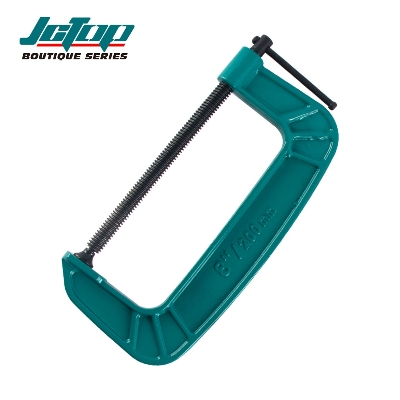Picture of JCTOP 3" Inch Industrial Grade G Type Clamp Heavy Duty Painted Metal Carpenter Table Tool Adjustable for Use Wood Woodwork-LA3003 (Deep green)