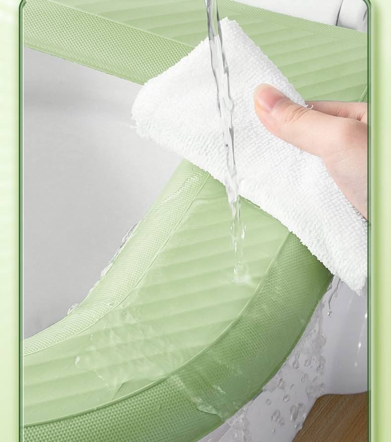 Picture of Toilet Mat Paste Seat Cover Universal Waterproof Four Seasons Household Cushion Wash Toilet Cover-Bathroom Commode Seat Comfortable Durable Thickness Washable