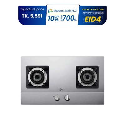 Picture of Midea Q216 Double Gas Burner Body Made by Stainless Steel
