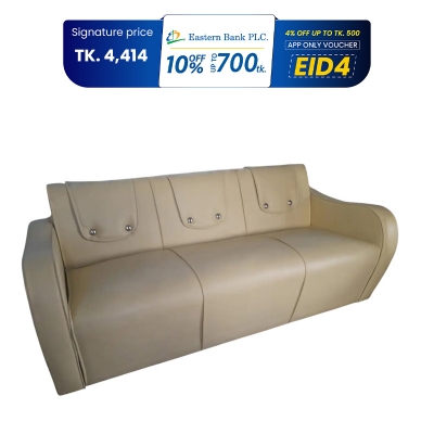 Picture of Furniture Plus (FP-M-51) Premium Deep Cushioning 3 Seater Sofa for ultimate comfort home/office/ living room / sofa set