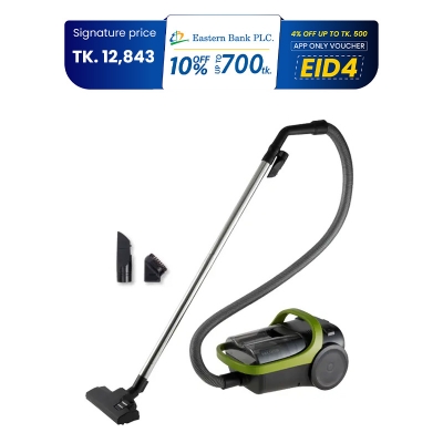 Picture of Panasonic 1800W Cyclone Bagless Canister Vacuum Cleaner with HEPA Filter, 6-layer Filtration (MC-CL603)