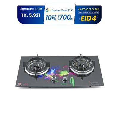 Picture of RFL Built In Double Glass HOB Gas Stove LILAC- (Line Gas)