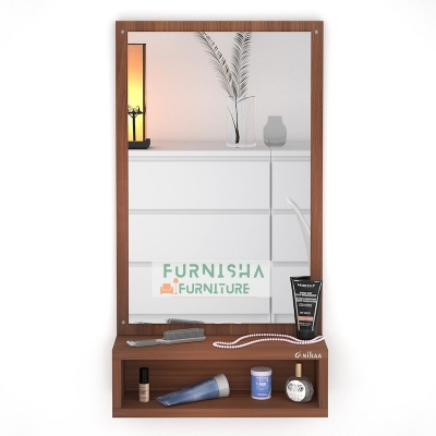 Picture of Furnisha Home Furniture  Wall Mirrors / Wall Hanging Dressing Mirrors with Shelf /Decorative Wall Mirror for Bedroom Living Room/Wall Mirror/Dressing Mirror With Shelf / Wall Mounted Mirror/ Decorative Mirror 28/16