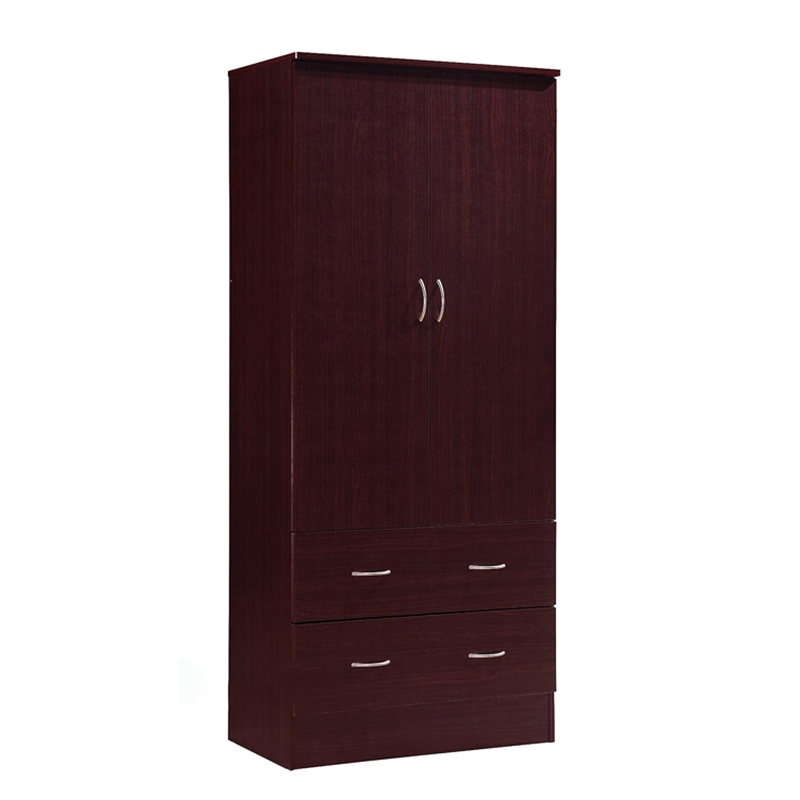 Picture of Modern 2 Door Almirah With  Cloth 2 Storage Drawer & Hanger Storage Cabinet and Cloth storage Shelf for your Sweet Home or Office Use 72x24"