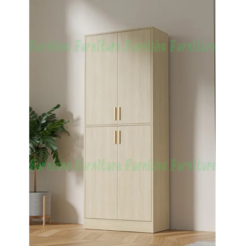 Picture of Tangkula 72 Inches Tall Storage Cabinet Almirah with 4 Door, Freestanding Pantry Cabinet with Shelf & Anti-tilt Design, Modern Utility Storage Organizer for Living Room 72/24''