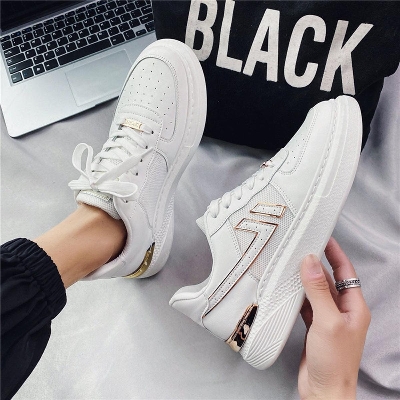 Picture of New men's shoes youth trend shoes sports casual luminous sneakers - Black