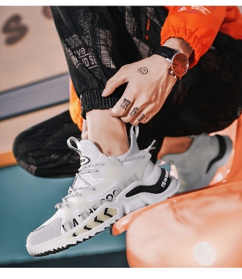 Picture of shoes for men flying woven breathable trendy men's shoes -casual sneaker spring sneakers for men