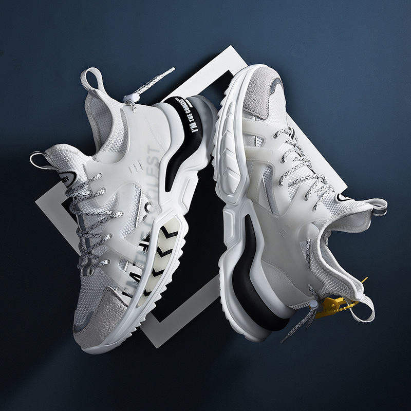 Picture of shoes for men flying woven breathable trendy men's shoes -casual sneaker spring sneakers for men