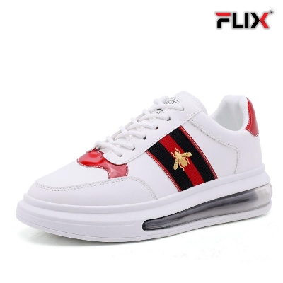 Picture of Men's shoes low-top thick-shoes for men fashion all-match breathable mesh sneaker soft-soled comfortable color matching casual shoes for men - Black