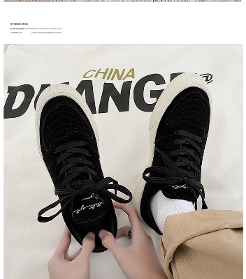 Picture of Shoes for men new breathable thin comfortable sneaker mesh outdoor leisure mesh sneakers for men Black - Black