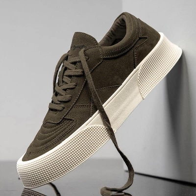 Picture of New skateboard shoes for men  INS casual sneaker men's shoes sneakers for men - Army Green