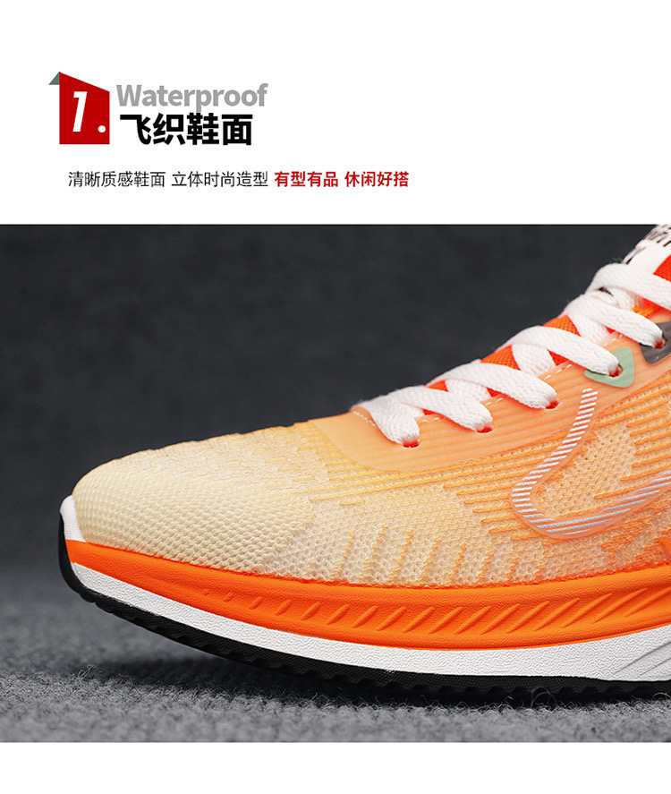 Picture of Flix Footwear shoes for men new breathable thin comfortable mesh outdoor leisure mesh sneakers for men - Orange