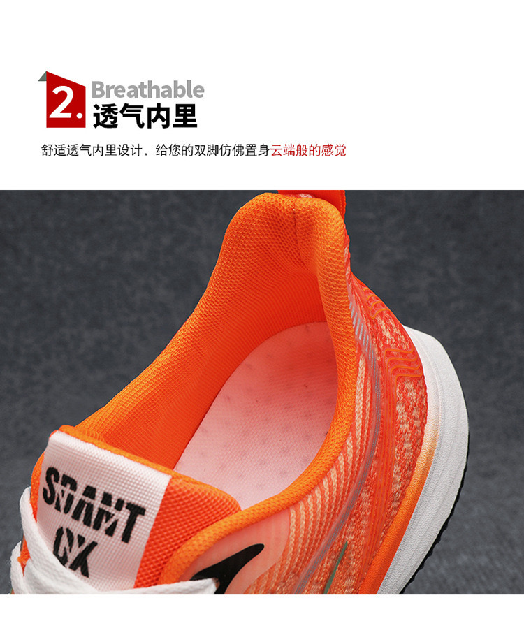 Picture of Flix Footwear shoes for men new breathable thin comfortable mesh outdoor leisure mesh sneakers for men - Orange