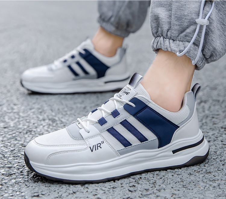 Picture of Flix Footwear shoes for men outdoor fashionable breathable mesh shoes low-cut slip-ons casual sneakers for men - White