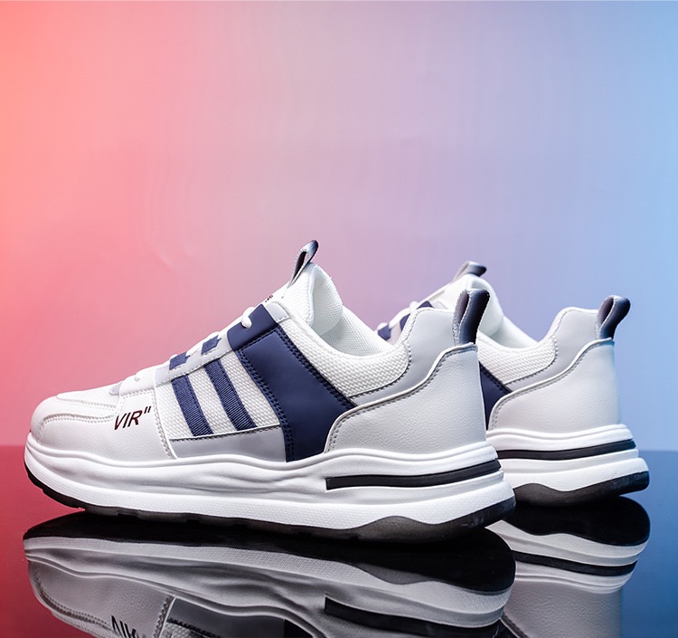 Picture of Flix Footwear shoes for men outdoor fashionable breathable mesh shoes low-cut slip-ons casual sneakers for men - White