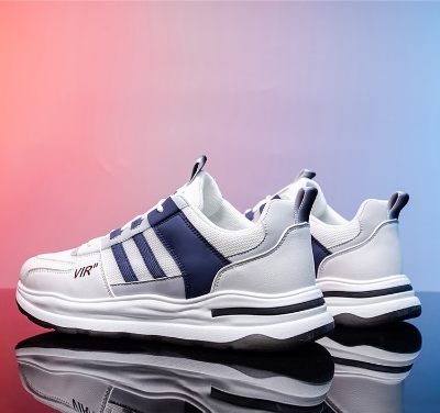 Picture of Flix Footwear shoes for men outdoor fashionable breathable mesh shoes low-cut slip-ons casual sneakers for men - White