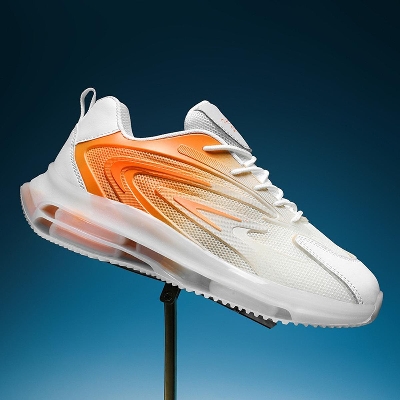 Picture of Men's shoes summer breathable new mesh shoes shock-absorbing air cushion running casual national men's models - Orange
