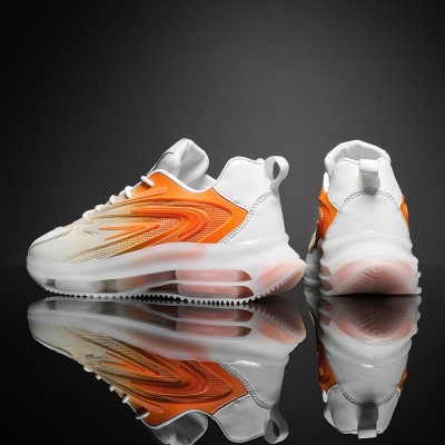 Picture of Men's shoes summer breathable new mesh shoes shock-absorbing air cushion running casual national men's models - Orange