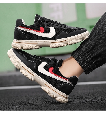 Picture of New Shoes Flying Knitted Socks men Shoes Explosion Models Shoes New Generation - Shoes - Black