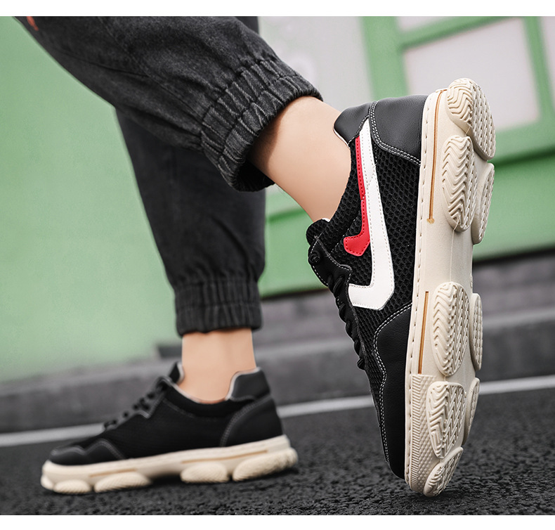 Picture of New Shoes Flying Knitted Socks men Shoes Explosion Models Shoes New Generation - Shoes - Black