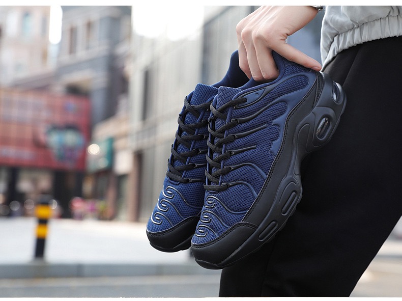 Picture of Shoes for men Shoes Korean sneaker  Style Trendy Air Cushion men shoes sneakers for men - Blue