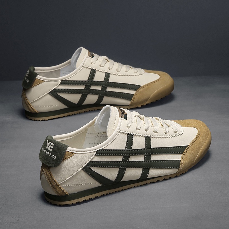 Picture of Flix Footwear shoes for men summer men's summer versatile retro flat-soled Forrest trendy mesh breathable  slip-on casual sneakers for men - Black