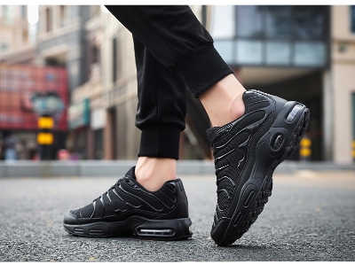 Picture of Shoes for men Korean sneaker Style Trendy Air Cushion shoes sneakers black sneakers for men - Black