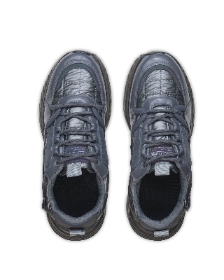 Picture of New Men Casual Low-Cut Sneakers Fashion Slip-On Shoes in Grey - Grey