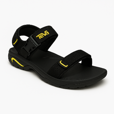 Picture of Flix Footwear Performer Sports Sandal for Men with Excellent Gripping Power - Black