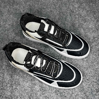 Picture of Sneakers for men ins tide casual sneaker fashionable sneakers for man trend all-match men's shoes trending shoes for men - Black