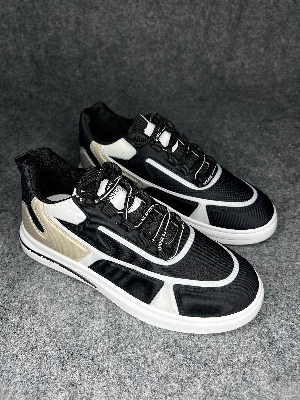 Picture of Sneakers for men ins tide casual sneaker fashionable sneakers for man trend all-match men's shoes trending shoes for men - Black