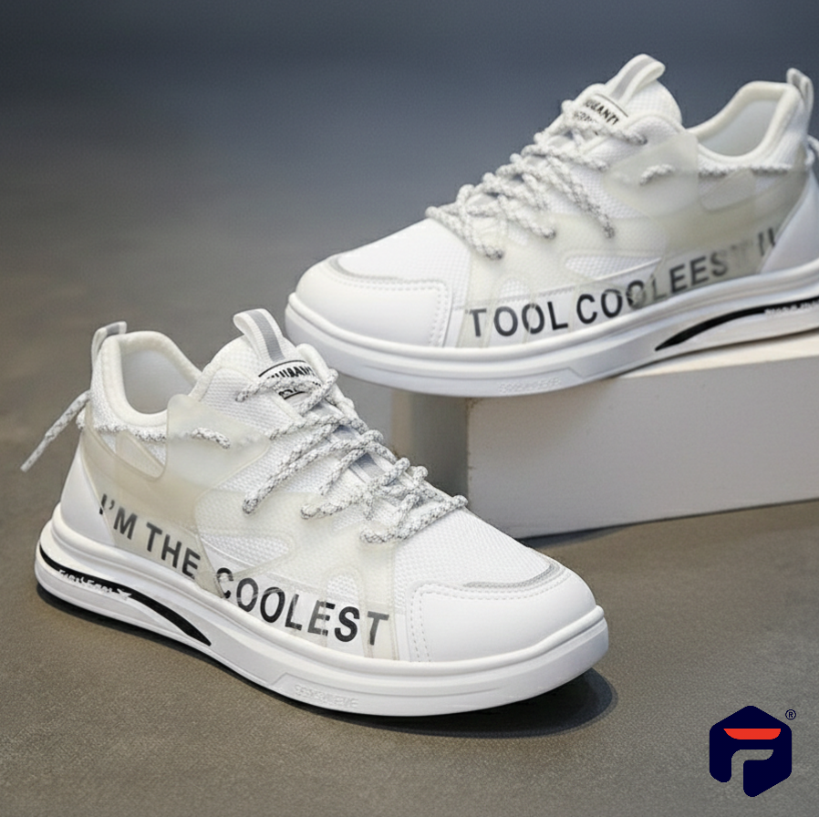 Picture of Shoes for men Summer breathable new shoes sneakers men's canvas shoes casual shoes lace-up men shoes sneakers for men - White