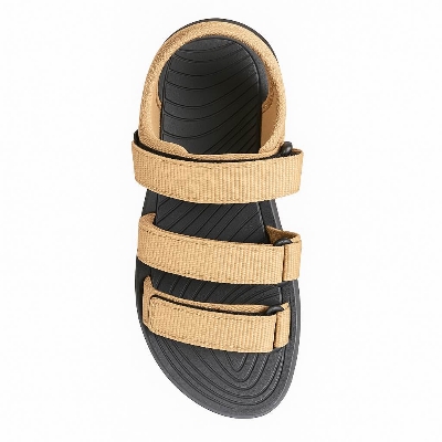 Picture of Men’s Comfortable Outdoor Sandals | Casual Adjustable Camel Sandals for Men | Anti-Slip Stylish Summer Footwear - Beige
