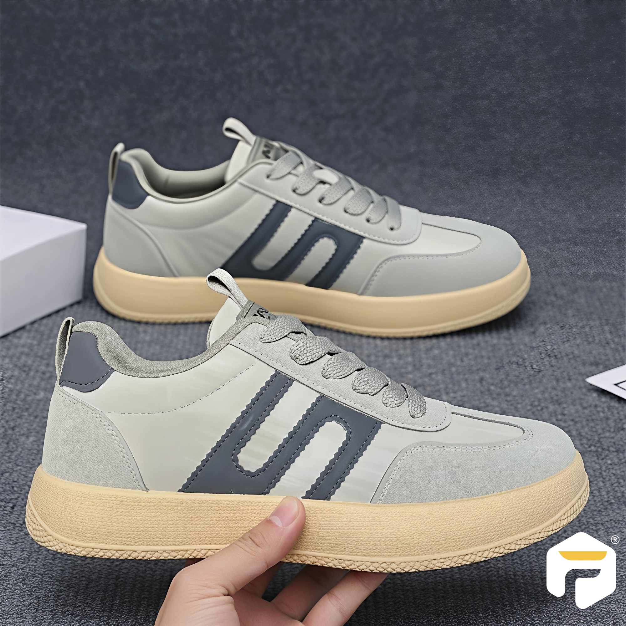 Picture of Men’s Sneakers | Stylish Juta Shoes | Lightweight Casual Footwear - Grey