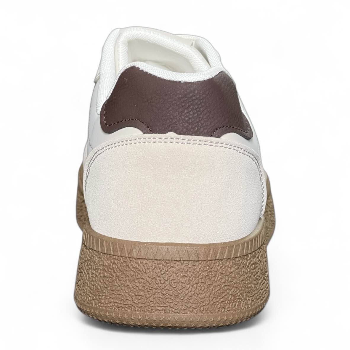 Picture of Premium Street Style Men Casual Sneakers with Round Toe and Low Top Design - Cream