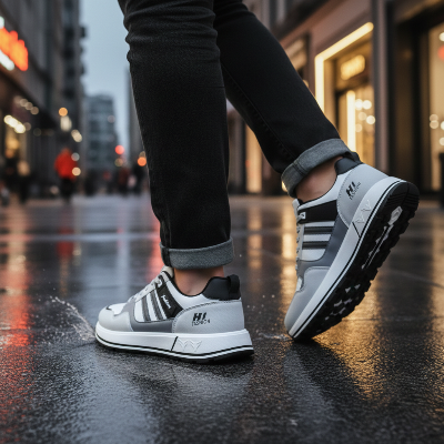 Picture of Premium Urban Fashion Sneakers for Men – Versatile Casual Juta - white