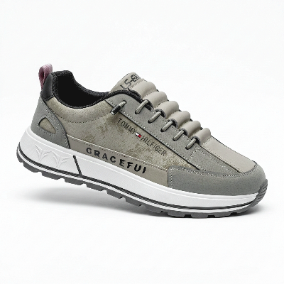 Picture of Premium Grey Casual Sneakers for Men | Fashionable Men Shoes | Comfortable Juta | Stylish Sneakers for Men - Grey