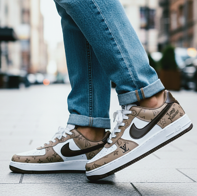 Picture of Luxury Edition Monogram Sneakers for Man – Premium Lifestyle Juta - Brown