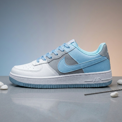 Picture of Premium Sky Blue Casual Sneakers for Men | Stylish Men Shoes | Comfortable Shoes Sneakers | Juta for Men - Blue