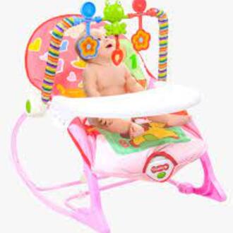 Picture of TiiBaby Baby Rocker and Feeding Chair – Convertible 2 in 1 Toddler Seat