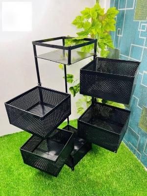 Picture of 4-Tier Movable SQuare shape Vegetable & Fruit Organizer Basket